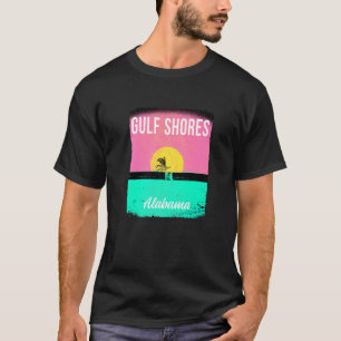 T-shirt Gulf Shores Alabama Retro Ville Ville Ville Ville 