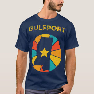 T-shirt Gulfport Mississippi Souvenir Vintage en détresse 