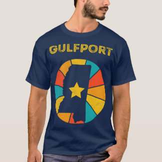 T-shirt Gulfport Mississippi Souvenir Vintage en détresse