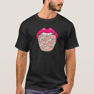 T-shirt Gull de mer Lèvres Oiseau de mer Mouette de mer