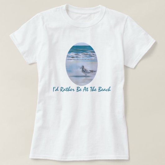T-shirt Gull on the Shore (Design devant)