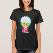 T-shirt Gumball Machine Candy Distributeur Sucres Candy (Devant)