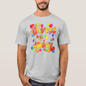 T-shirt Gumdrops arc-en-ciel doux et épicé (Devant)