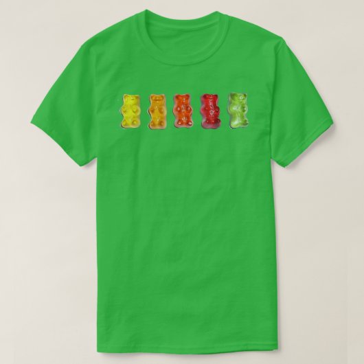 T-shirt Gummy Bear Candy (Design devant)