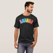 T-shirt Gummy Bear Rainbow, Funny Gummy Bear (Devant entier)