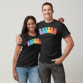 T-shirt Gummy Bear Rainbow, Funny Gummy Bear (Unisexe)