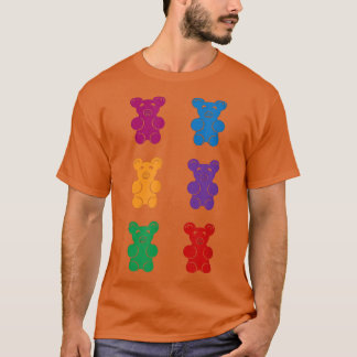 T-shirt Gummy bear six pack abs, funny gummy bear abs