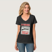 T-shirt Gun Control No Trespassing 2nd Amendment Freedom (Devant entier)