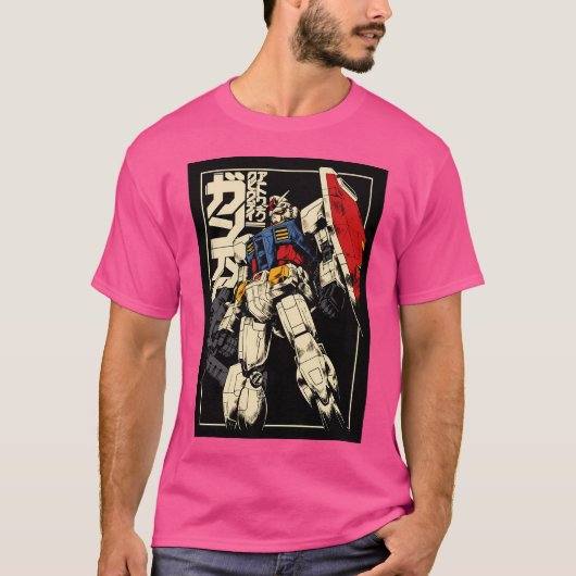 T-shirt Gundam Vintage (Devant)