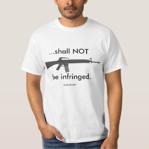 T-shirt GunLink "… ne sera pas" la pièce en t AR15 viol