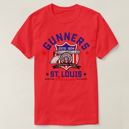 T-shirt Gunners de St Louis (Design devant)