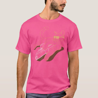 T-shirt Gunning Pour Kitties Lunettes De Soleil Armées Gun