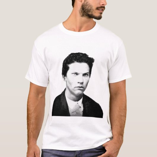 T-SHIRT GUNSLINGER JOHN WESLEY HARDIN (Devant)