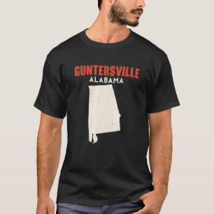 T-shirt Guntersville Alabama USA State America Travel Alab
