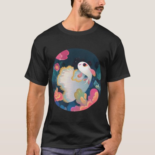 T-shirt Guppy fleur (Devant)