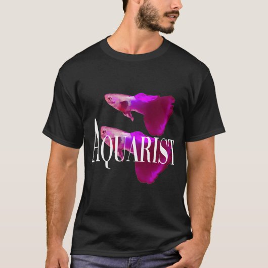 T-shirt Guppy rose (Devant)