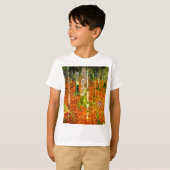 T-shirt Gustav Klimt Birch Trees (Devant entier)