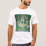 T-shirt Gustav Klimt - Église à Cassone<br><div class="desc">Église à Cassone / Paysage avec Cyprès - Gustav Klimt,  Huile sur toile,  1913</div>