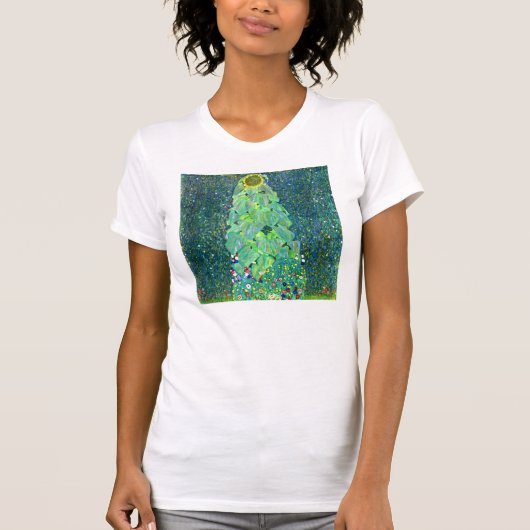 T-shirt Gustav Klimt : Tournesol (Devant)