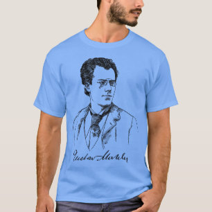 T-shirt Gustav Mahler Musique musicale autrichienne