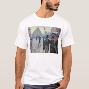 T-shirt Gustave Caillebotte - Rue de Paris, temps de pluie