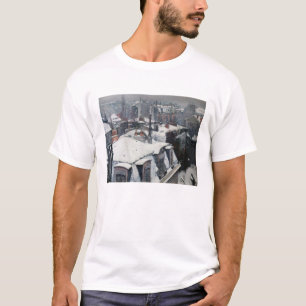 T-shirt Gustave Caillebotte - Toits dans la neige