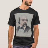T-shirt Gustave Flaubert - Auteur (Devant)