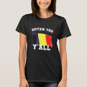 T-shirt Guten Tag Yall Bonjour Yall German American Tee A