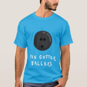 T-shirt "Gutter Ballers" Drôle nom de l'équipe de bowling (Devant)