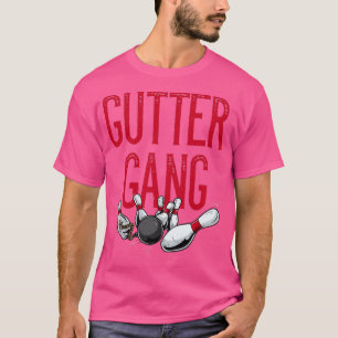 T-shirt Gutter Gang Funny Famille Ou Coed Bowling Nom De L
