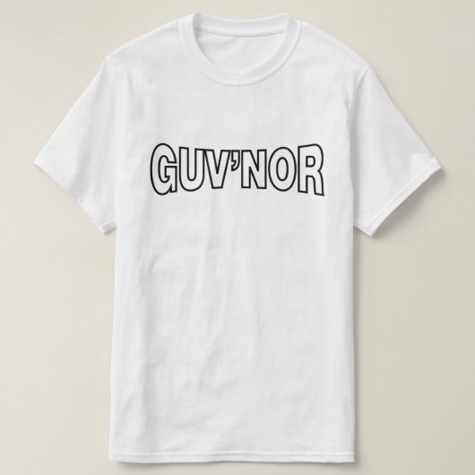 T-SHIRT GUV'NOR (Design devant)