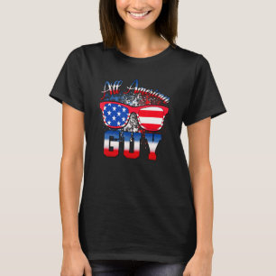 T-shirt Guy 4 juillet All Patriotic American Family Matc