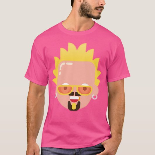 T-shirt Guy Fierivintage Pour Les Ventilateurs (Devant)