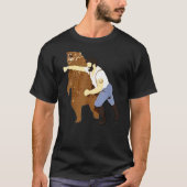 T-shirt Guy Punching Bear (2) (Devant)