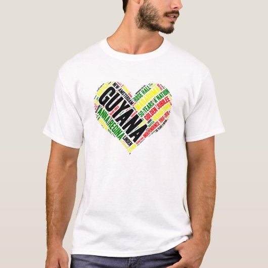 T-shirt Guyana Independence Celebration T Shirt (Devant)