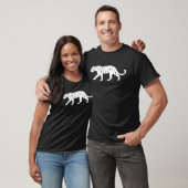 T-shirt Guyana Jaguar Mot Cool Animal (Unisexe)