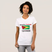 T-shirt Guyanais le plus chaud du monde (Devant entier)