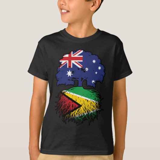 T-shirt Guyane Australie Australie racine arbre (Devant)