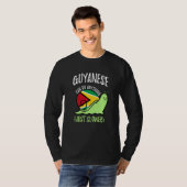 T-shirt Guyanese Can Do Anything Just Slower Guyana (Devant entier)
