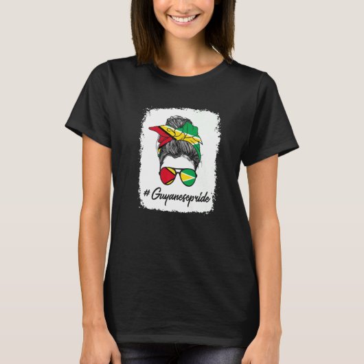 T-shirt Guyanesepride Guyane Drapeau Guyanais (Devant)