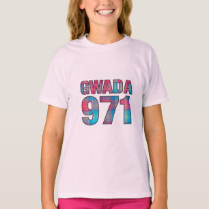 T-shirt Gwada 971 - Fierté Guadeloupéenne