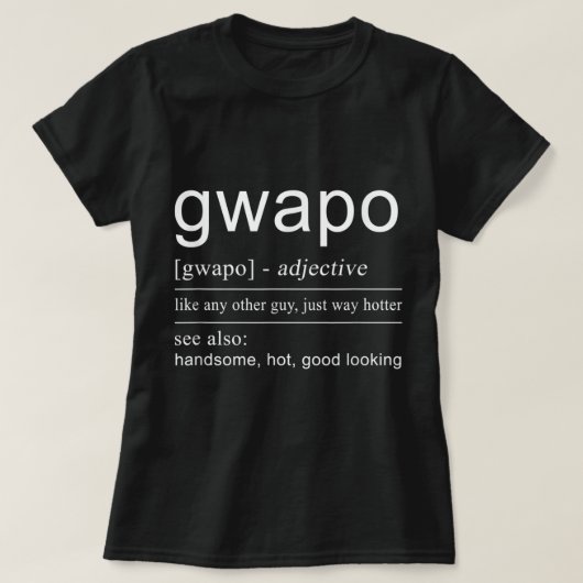 T-shirt Gwapo Pogi Philippines philippines pour hommes (Design devant)