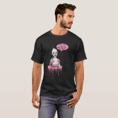 T-shirt gwenpool première règle goutte à goutte rose class (Devant entier)