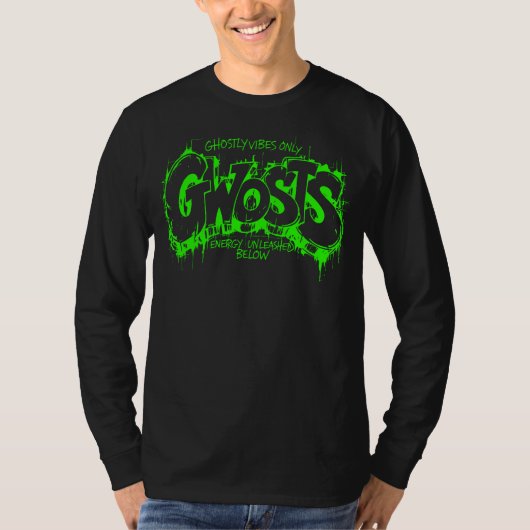 T-shirt Gwosts Graffiti Slime Manches Longues (Devant)
