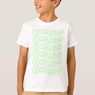 T-shirt @gyattrice Logo Pastel Green Kid's