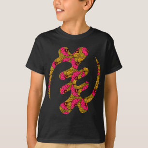 T-shirt Gye Nyame Adinkra Pan Afrique de l'Ouest Adinkra