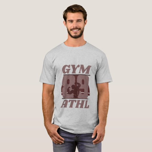 T-shirt gym athl (Devant entier)