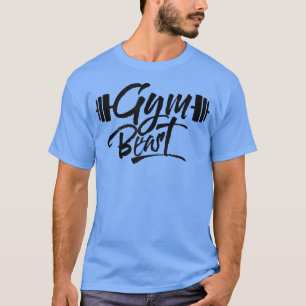 T-shirt Gym Beast Bodybuilding Training Weightlifting Work
