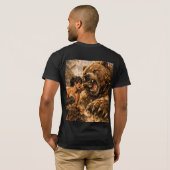 T-shirt gym/Construit pas Né (Dos entier)