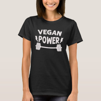 T-shirt Gym entraînement Motivational Vegan Power